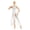 White, variant on Yartina Womens Sequined Lyrical Ballet Dress Modern Contemporary Dance Costume Mesh Long Split Skirt White M