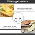 thumbnail image 6 of 8Pcs Stainless Steel Clay Cutters Wire with Silicone Handles, Sharpness and Firm, Suitable for All Types of Clay, Pottery, Ceramic Making, Cheese, Dough, Sculpture - Blue, Black, 6 of 7