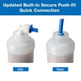 thumbnail image 3 of iSpring FA15 10-inch Inline 3-Layer Alkaline Replacement Water Filter Cartridge with Mineral balls, Calcite and Corosex, 3 of 5