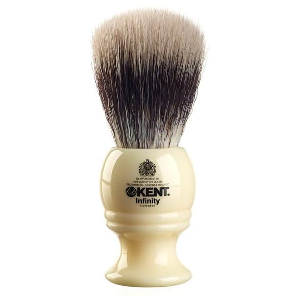Brocha de afeitar Kent INF1 Infinity Ultra-Soft Silvertex