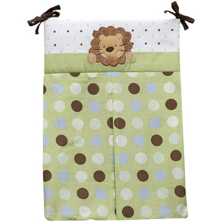 NoJo Little Bedding Jungle Pals Diaper Stacker