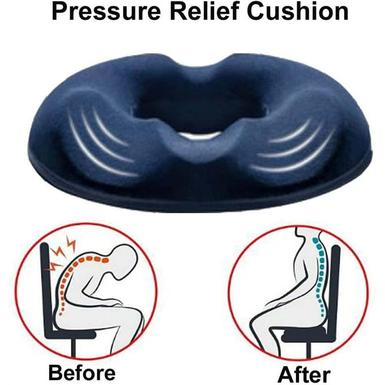 Gel Donut Pillow Cushion Tailbone Hemorrhoid Cushion Coccyx Pain Relief  Cushion