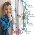 thumbnail image 3 of Blackout Kids Curtains,White Christmas Snowman Pattern Childrens Insulated Curtains Set Of 2,Bedroom Essentials,Toddler Room Decor 42"x54", 3 of 5