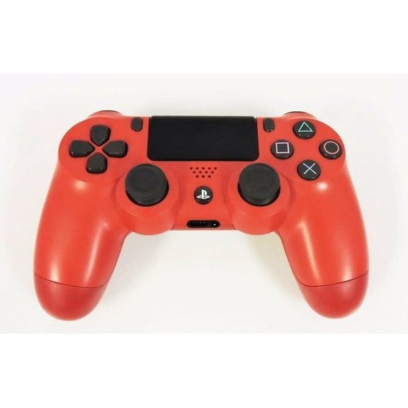 Pre-Owned Sony Playstation 4 CUH-ZCT2U Dualshock 4 Wireless Controller - Magma Red (Good)
