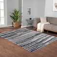 thumbnail image 4 of Gracie Mills Lilibeth Watercolor Abstract Stripe Woven Super Soft Hight Pile Area Rug - GRACE-14259, 4 of 4