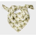 thumbnail image 3 of Bimba Green Rose Floral Printed Pure Silk Scarf For Hair Neck Head Bandanas For Women 40 x 80 Inches, 3 of 6