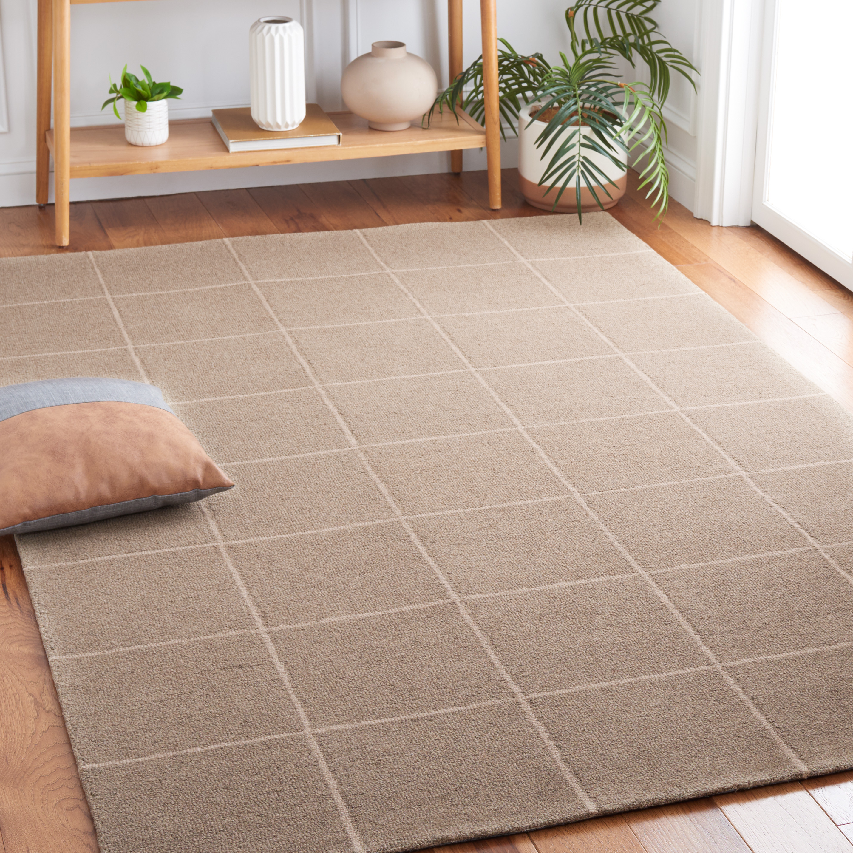 SAFAVIEH Martha Stewart Micro Loop Area Rug, Natural/Beige, 8' x 10'