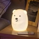 thumbnail image 1 of Bonita luz de noche con forma de oso, lámpara portátil de silicona con control remoto y función de cambio de color, crea un ambiente seguro y acogedor para los niños, ideal para decoración de, 1 of 5