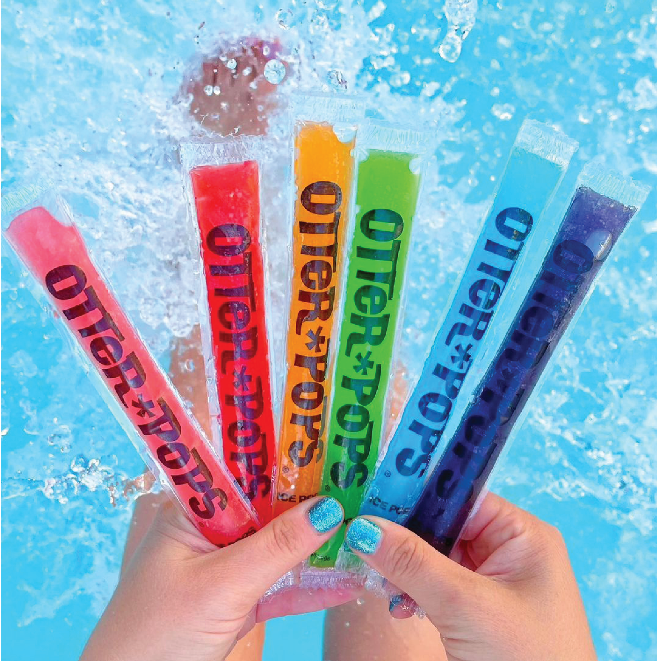 Otter Pops Original Assorted Fruit Ice Pops, Gluten Free Frozen Snack, 1.5 oz, 80 Count