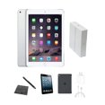 thumbnail image 1 of Apple iPad Air 2 A1567 (WiFi + Cellulaire Déverrouillé) 64 Go Argent Ensemble avec Étui, Boîte, Verre Trempé, Stylet, Chargeur, 1 of 4