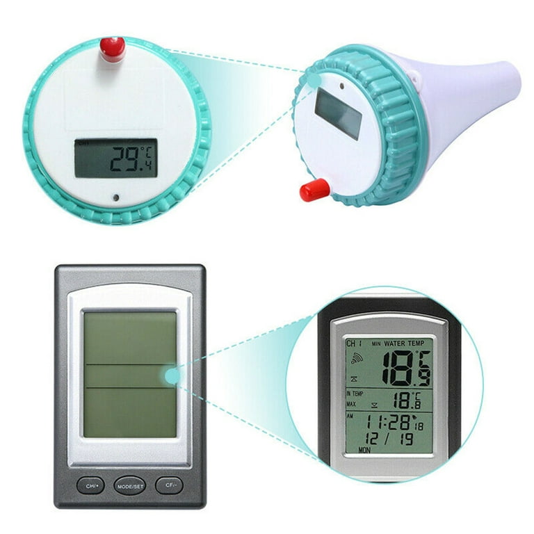 Wireless Pool Thermometer Floating Easy Read,digital Pool