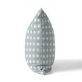 thumbnail image 4 of Dot Locked Slate Blue Throw Pillow, 4 of 4