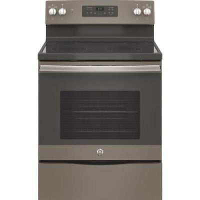 GE 30 Inch Free Standing Electric Range, Slate (Best Rated 30 Inch Electric Range)