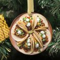 thumbnail image 3 of Taco Mexican Cuisine Soft Shell Beef Tacos Food Lovers Foodie Novelty Holiday Christmas Ornament Xmas Tree Gift (Flat Design Printed on Ceramic, NOT 3D), 3 of 3