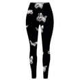 thumbnail image 5 of QHFBli Lined Leggings for Women Summer Women's Fashion Casual Solid Hollowed Out 3/4 Length Capri Pants for Everyday Wear Comfortable Stretchy, 5 of 5