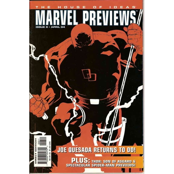 Marvel Previews #6 VF ; Marvel Comic Book
