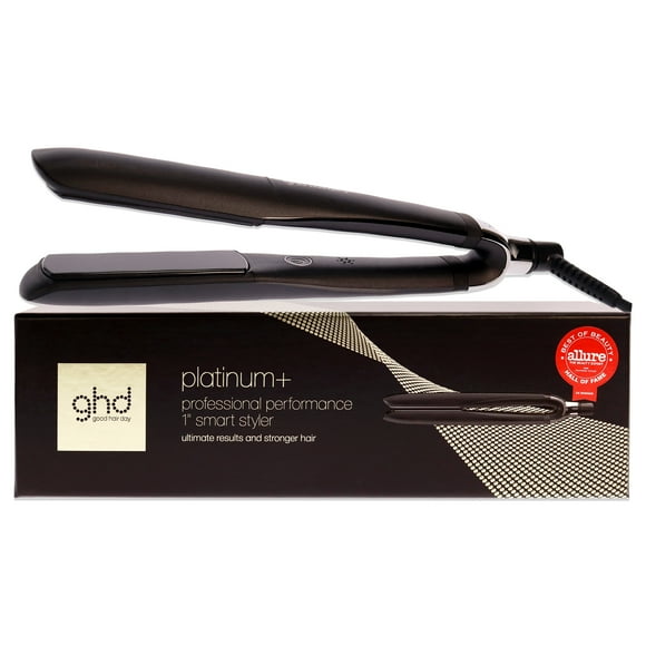 Plancha plana GHD Platinum Plus Professional Performance Styler - S8T262 Black de GHD para unisex - Plancha plana de 1 pulgada GHD belleza