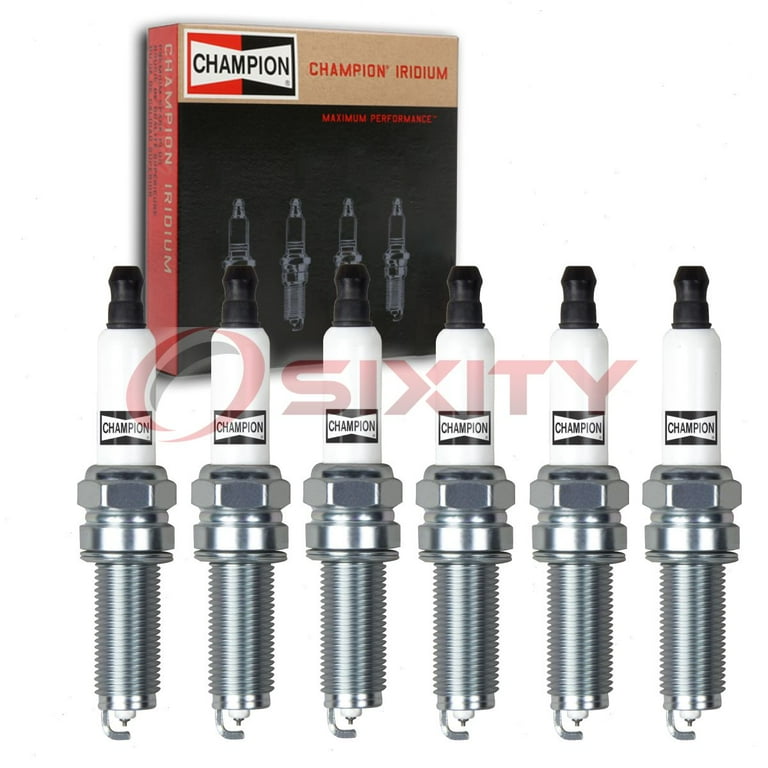 6 pc Champion 9407 Iridium Spark Plugs for 12290-R70-A01