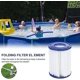 thumbnail image 2 of Paquete de 2 filtros de piscina compatibles con cartucho tipo II, filtro de repuesto para jacuzzis Compatible con bomba de filtro, 2 of 5