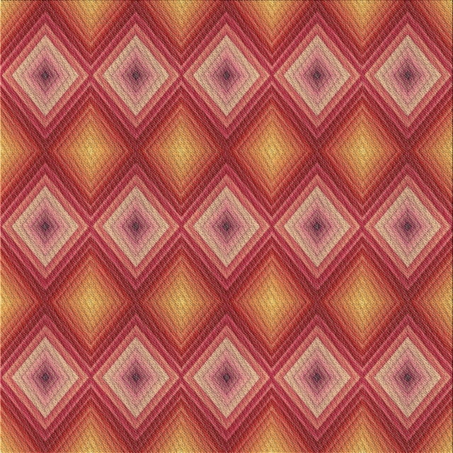 Ahgly Company Machine Washable Indoor Square Transitional Construction Cone Orange Area Rugs, 7' Square