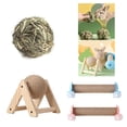 thumbnail image 2 of Rabbits Scratcher Posts SisalHemp Ball BiteResistant Small Animal Chewing Toy, 2 of 16