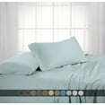 thumbnail image 2 of 100% Bamboo Sheets Woven at 600 Thread Counts, Softest Sheet Set with Deep Pockets -Queen Size-Sea, 2 of 3