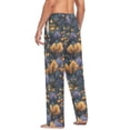 thumbnail image 3 of FORMRS Mens Pajama Pants with Pockets Cotton Sleepwear Lounge Bottoms Sizes S-2XL, Halloween Houses Pattern, 3 of 7