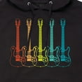 thumbnail image 3 of Instant Message - Guitar Lineup  - Men's Pullover Hooded Fleece Sweatshirt, 3 of 6