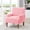 Pink, variant on Jopath Modern Accent Chair with 2" Wide Wale Corduroy, 9" Solid Wood Legs, Comfortable Upholstered Armchair for Living Room Bedroom Reading Room Dark Gray