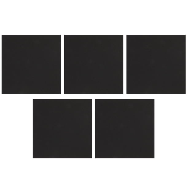 KAKOWELY 5 almohadillas gruesas para acuario, almohadillas aislantes antideslizantes, color negro