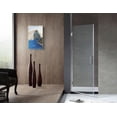 thumbnail image 6 of ANZZI Fellow Series 30 x 72 In. Frameless Shower Door in Brushed Nickel, 6 of 7