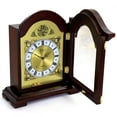 thumbnail image 2 of Bedford Clock Collection Redwood Mantel Clock with Chimes, 2 of 5