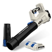 Sun Joe 20V ECOSHARP Cordless X20 Compact Leaf Blower, Batteries, Charger, X20-BLOWER-2AX2