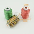 thumbnail image 2 of New brothread 12 Colors Variegated Polyester Embroidery Machine Thread Kit 500M Each Spool Compatible with Brother Janome Babylock Singer Pfaff Bernina Embroidery and Sewing Machines-Assortment1, 2 of 6