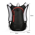 thumbnail image 2 of Large capacity hiking bike water bag backpack portable breathable sports backpack - black, 2 of 5