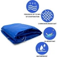 thumbnail image 5 of Cubierta para piscina, cubierta para piscina con marco y cuerdas - Cubierta rectangular impermeable de polietileno resistente a los rayos UV (119'', 79'')..., 5 of 5