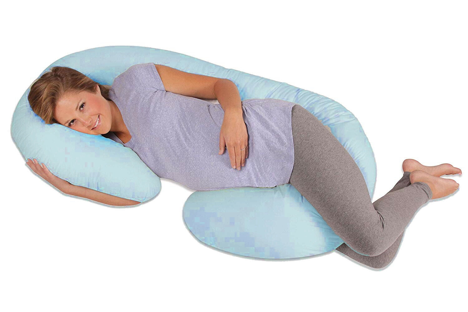C Shape Total Body Maternity Pregnancy Nursing Pillow Baby Cushion w