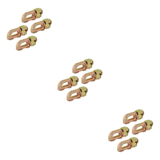 Becaristey Cargo Control L Track Double Stud Fitting Trailer Parts Cargo Control Truck Accessories L 3Set
