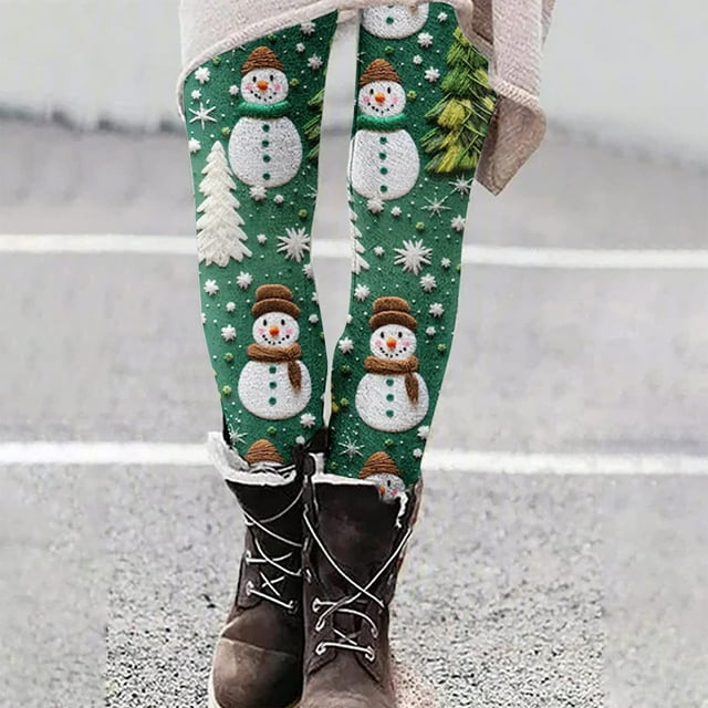 LSLJS Leggings Mode Décontractés Imprimés Taille Haute pour Femmes