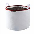 thumbnail image 2 of Rain Science - Grow Bag 25 Gallon Planting Pots - Colorful Plant Grow Bags Pots Gardening Vegetable - Air Pruning Mesh Fabric Plant Container - (White/Red), 2 of 4
