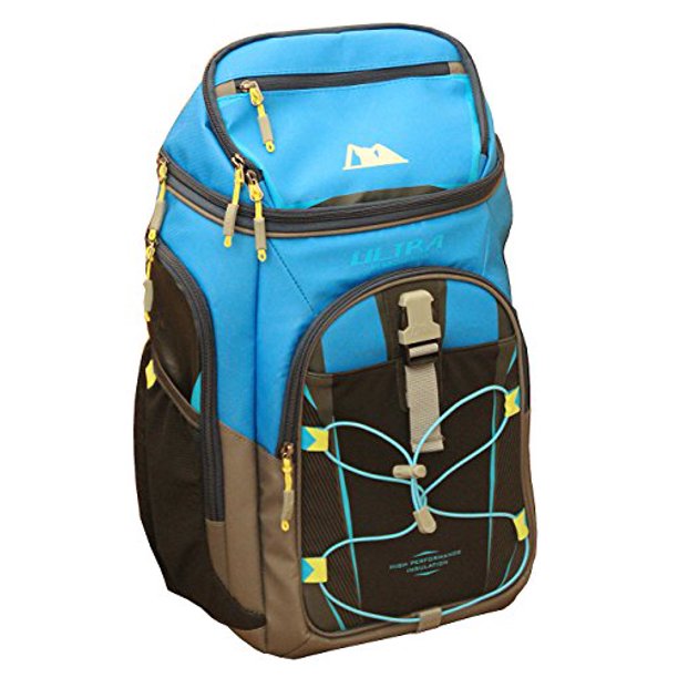 Arctic Zone Ultra 24 Can 10 Storage Ares Backpack Cooler Blue Black Walmart Com