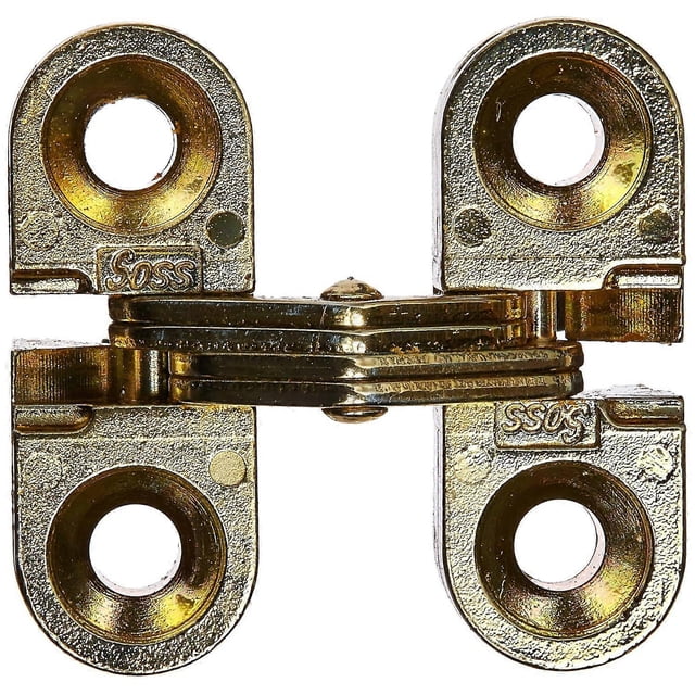 2025 Latest Model - 100CUS4 Mortise Mount Invisible Hinges with 4 Holes, Zinc