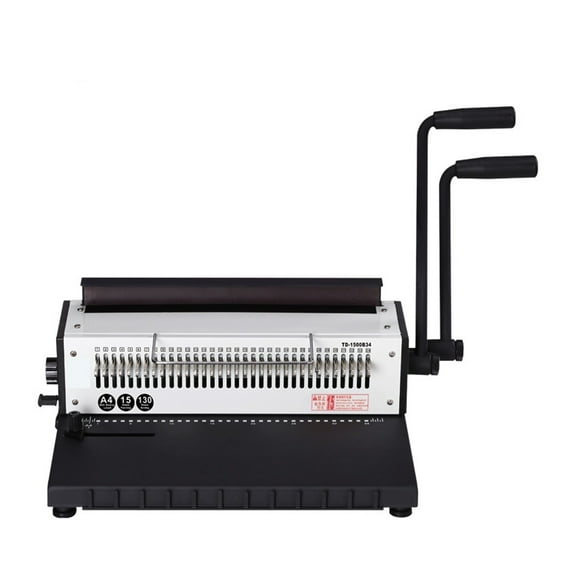 34 Holes Double Wire-O Punching Binding Machine A3A4 For Books Puncher Binder, For Office, School,Business ,Easy to Operate