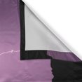 thumbnail image 3 of Ambesonne Purple Storm Kitchen Curtains, Lightning Photo Print, 55"x39", Pale Lilac and Eggplant, 3 of 3
