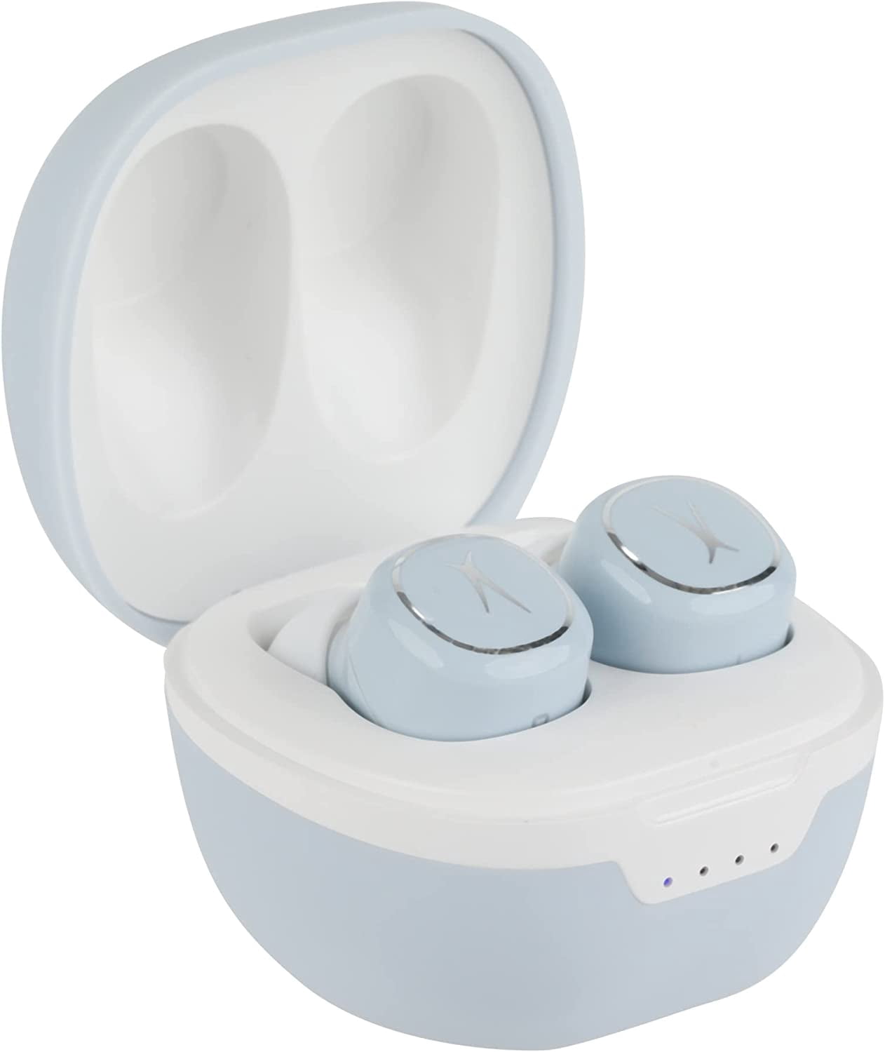 Altec Lansing Nanobud 2.0 True Wireless Earbuds w/charging case/Icy Blue