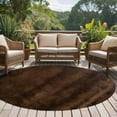thumbnail image 4 of Round Rugs 8 Ft, Rustic Wood Non Slip Area Rugs for Kitchen Bedroom Entryway, Brown Wooden Planks Farmhouse Vintage Washable Carpet Runner Rug Floor Mats for Bedroom Home Decor, 4 of 8