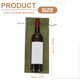 thumbnail image 2 of 10pcs Bolsas de Vino de Yute, Bolsas de Regalo para Botellas de Vino con Cordones, Fundas para Botellas de Licor para Fiestas de Bodas y Cumpleaños, Verde, 2 of 6