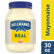 Hellmann's Real Mayonnaise Condiment Real Mayo Gluten Free, Made with 100% Cage-Free Eggs 30 oz