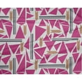 thumbnail image 4 of oneOone Polyester Lycra Fabric Triangle & Line Geometric Printed Fabric 1 Yard 56 Inch Wide, 4 of 4