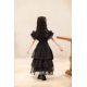 thumbnail image 2 of Vestido de Wednesday Addams para niñas, niños, familia, nunca más, disfraz de Cosplay, uniforme de Academia, vestidos de baile, traje de Halloween, 2 of 3